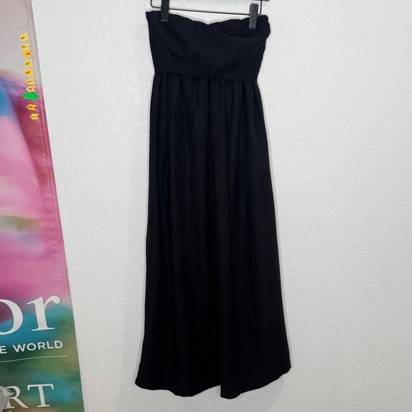 NWT DISSH SHANIYA BLACK STRAPLESS Convertible MIDI DRESS Size 8 - Picture 1 of 2